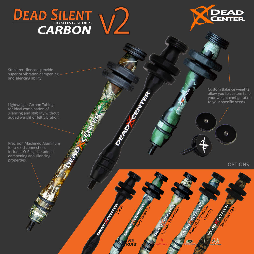Dead Silent Hunting Series - Carbon V2 - 10in - Grey