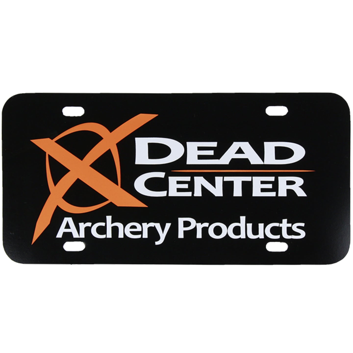 Dead Center Logo License Plate