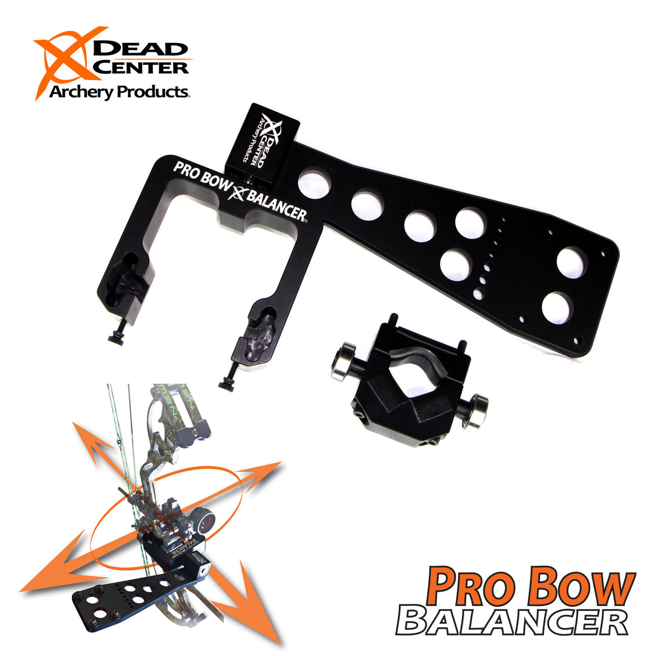 Dead Center Archery Products Dead End Gummidämpfer - SCHWARZ